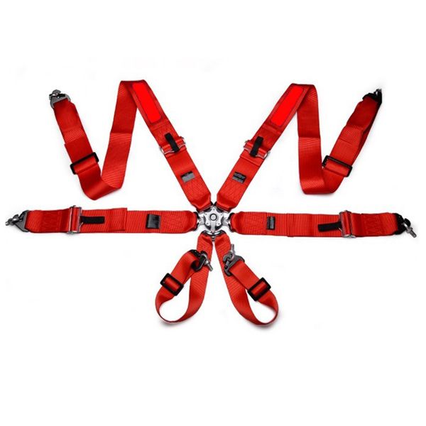

new 1 pcs 3'' 6-point racing seat belt with fia approved expiry 2022 racing harness spr03