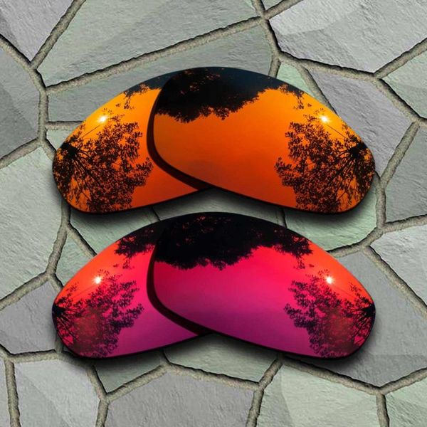 

red orange&violet red sunglasses polarized replacement lenses for juliet