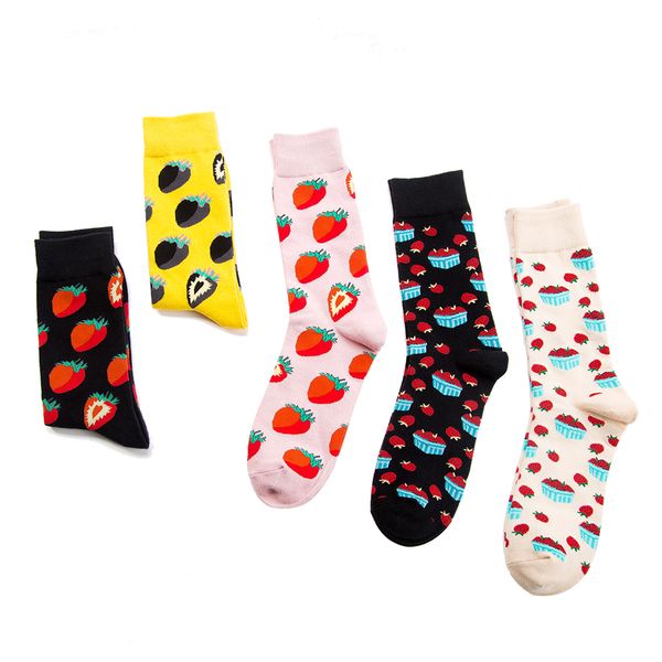 

harajuku happy short socks men's funny avatar combed cotton casual men socks colorful novelty skateboard socks women 18023, Black