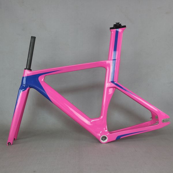 

2020oem new oem new full carbon track frame road frames fixed gear bike frameset with fork seat post carbon bicycle frame