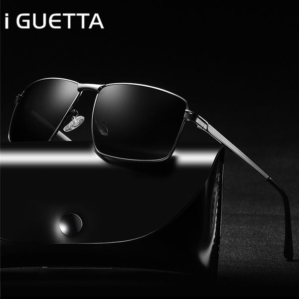 

iguetta fashion classic pilot sunglasses women/men metal frame polarized sunglasses driving fishing eyewears gh-014, White;black