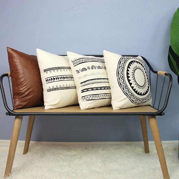 

18'' cotton blends throw pillow case cushion cover home decoration