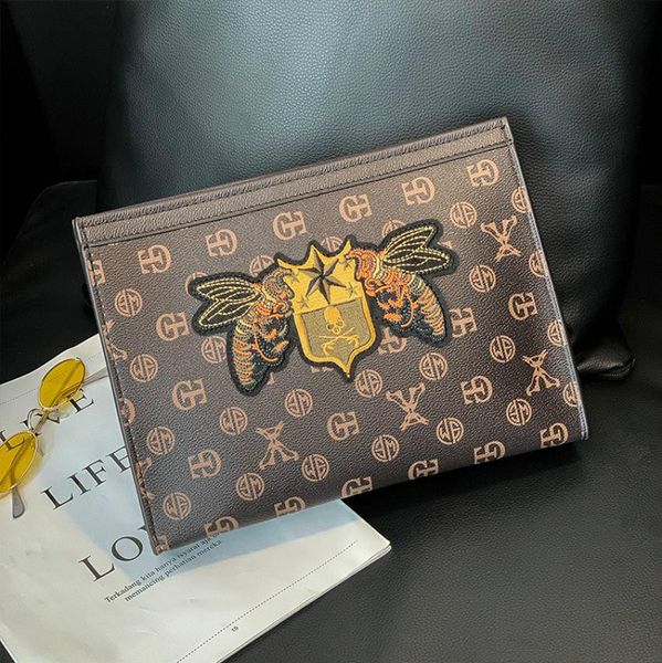 Бизнес мужской портфель сумка роскошный дизайнер ноутбук сумка офис большой емкости портфель мужские сумки просторные в наличии