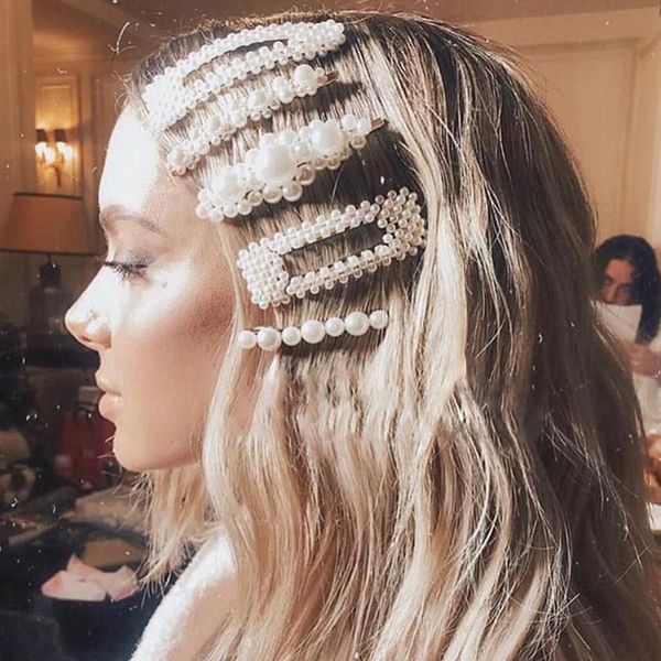 

1pcs 2019 fashion jewelry pearl hair band women headband wedding party bridal hair hoop hairpins barrette girls accessories