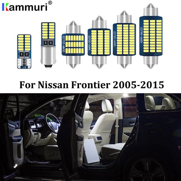 

kammuri 7pcs error white led car interior light package kit for 2005-2015 frontier led interior lights
