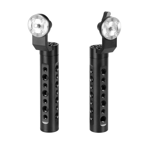 

camvate aluminum cheese handle with arri rosette m6 thumbscrew knob ( a pair) item code: c2178