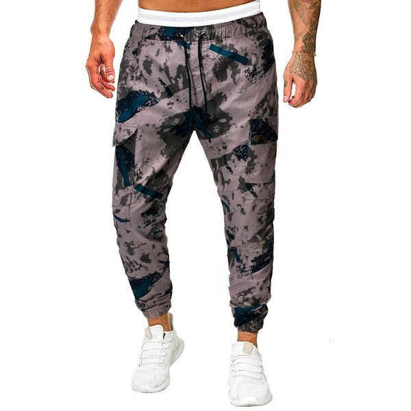 

streetwear men pants casual mens male trousers men's fashion printed long jeans slim fit pants causal trousers full length s-2xl, Black