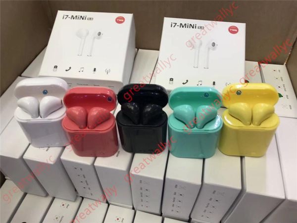 

I7 mini tw wirele bluetooth 5 0 earphone pop up double earbud with charging box mic port head et for xiaomi huawei iphone