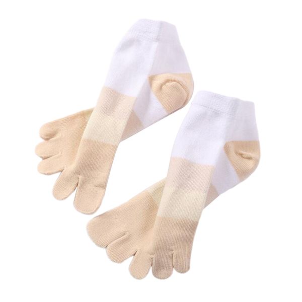 

ankle striped toe socks cotton warm ankle socks for men and women, Black;white