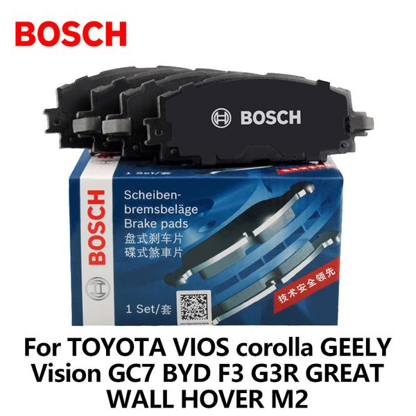 

car front brake pads 0986ab3771 for vios corolla geely vision gc7 byd f3 g3r great wall hover m2 auto part