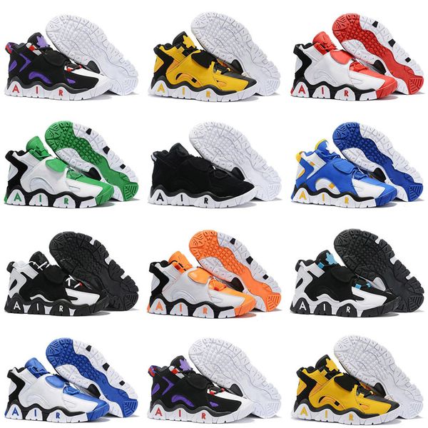 

2019 new arrival barrage mid qs scottie pippen basketball shoes hyper grape purple raptors black white yellow mens shoes designer sneakers