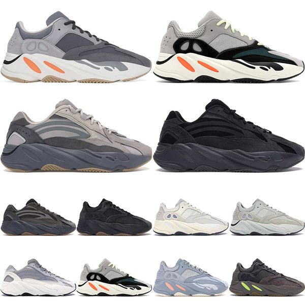 

2020 magnet utility black 700 v2 wave runner mens women designer sneakers kanye west sport shoes with box stock x eur 36-46