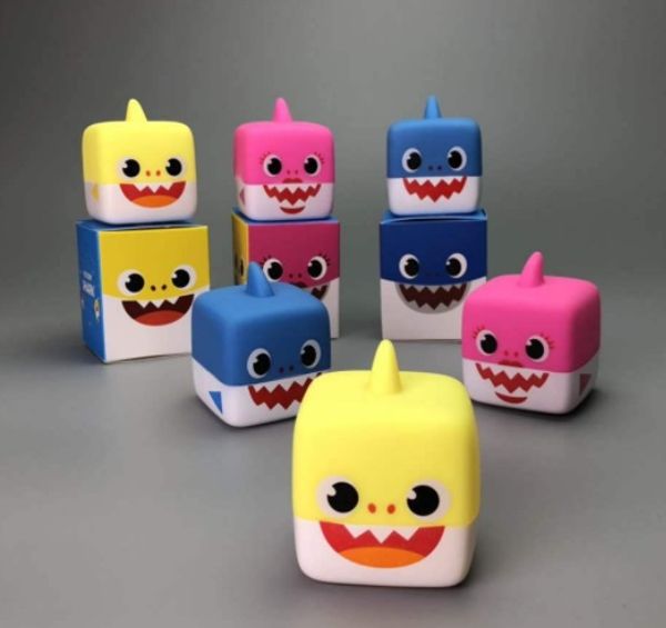 

Shark baby baby hark light mu ic ilicone bumper fox pinkfong plu h doll will ing