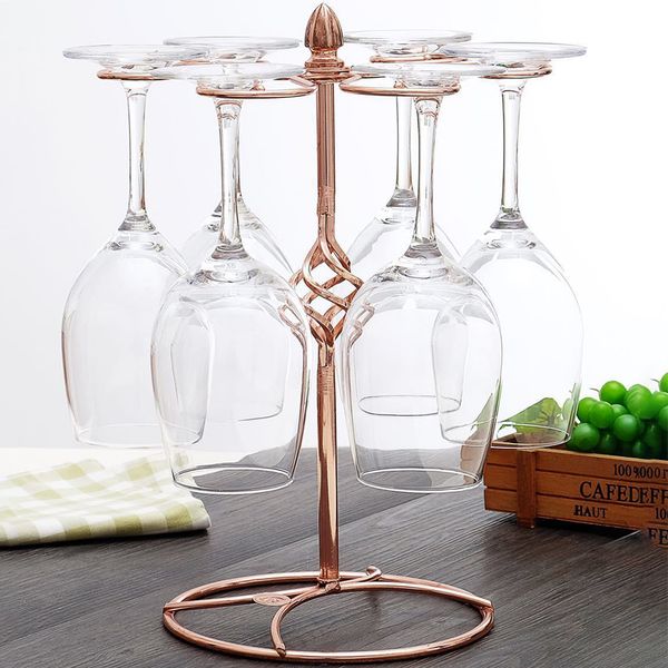 

with 6 hooks metal elegant stemware storage multiple uses wine rack hanging stemware rack shelf bar kitchen wine bottle holder