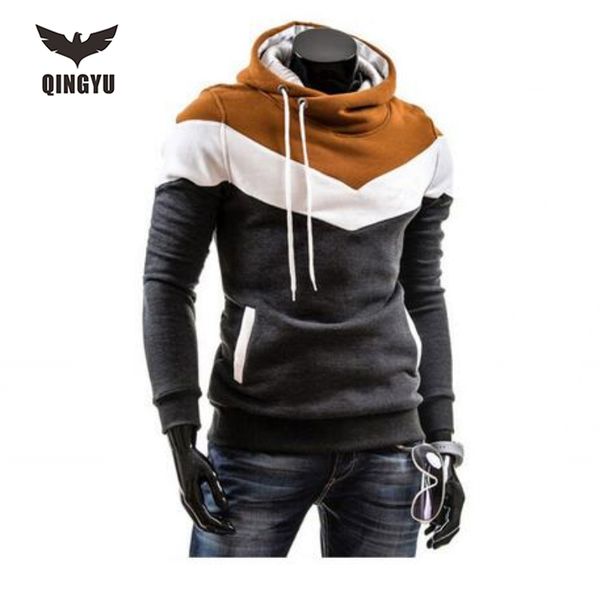 

2017 new winter autumn designer hoodies men fashion brand pullover sportswear sweatshirt men's tracksuits moleton large size 3xl, Black