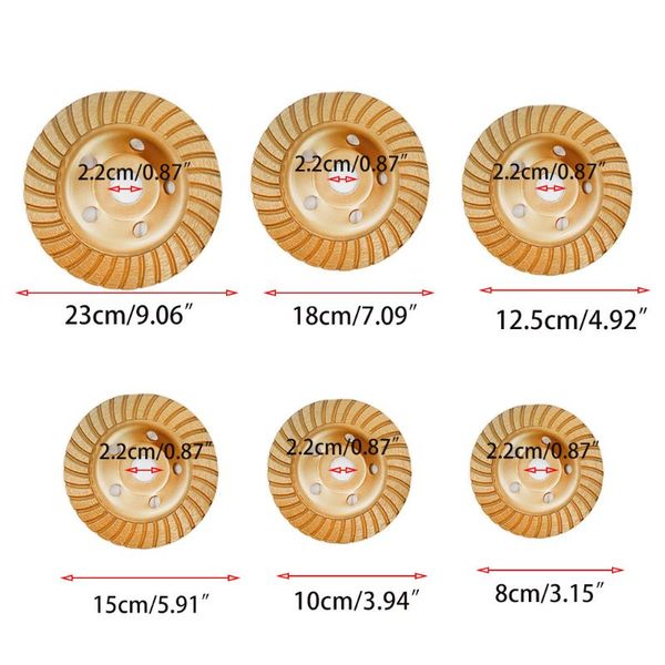 

golden plating ripple grinding bowl diamond grinding head disc blade stone 40ja