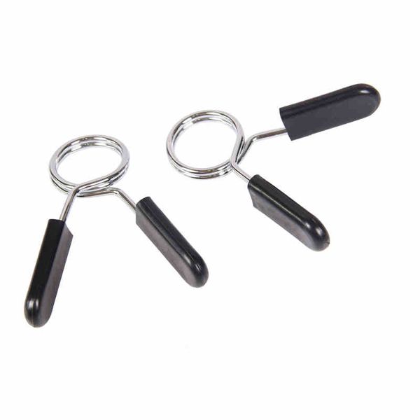 

1pair 4 size barbell gym weight bar dumbbell lock clamp spring collar clips indoor use trainning fitness men power black home