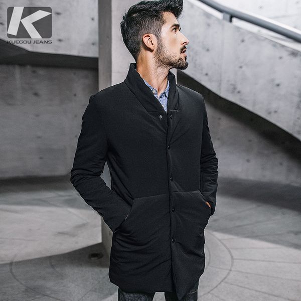 

winter mens parkas hooded thick black color for 2018 new man slim fit warm clothes brand clothing male wear coats plus size 0281, Tan;black