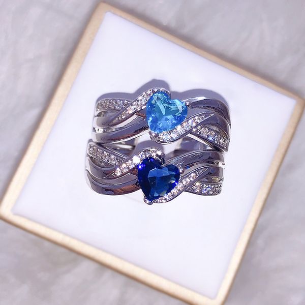 

ring concise ol ma'am imitate core-bit the shape of zirconium stone ring plate with silver small ornaments