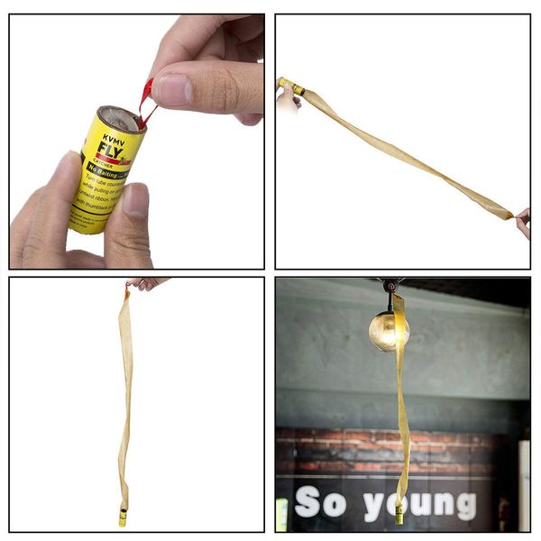 

4/8pcs fly sticky insect glue tape strips paper eliminate flies bug catcher trap pest control mosquitos catcher 2.20