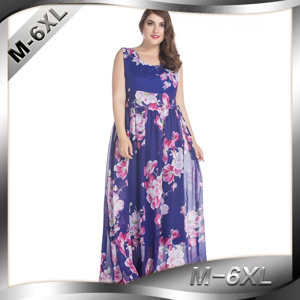 

ins летнего платье европейский и американская печать high-end внешнеторговая большого размер шифон большого свинг платье 3084sale, White;black