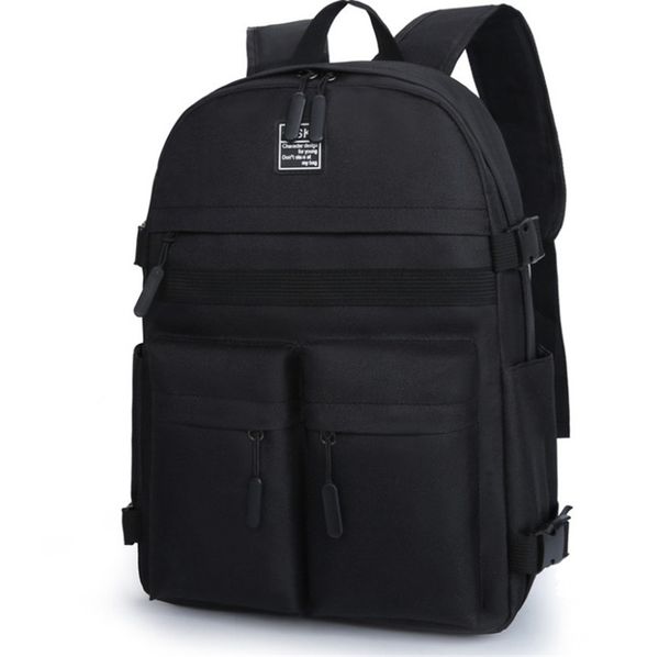 

men backpack business casual double backpack lady solid color oxford cloth computer bag new ph-cfy20061637