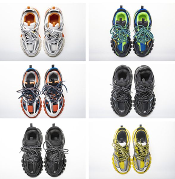 

fast shipping new luxury designer track 3.0 release 3.0 tess s gomma maille black low track 3m triple s casual designer shoes
