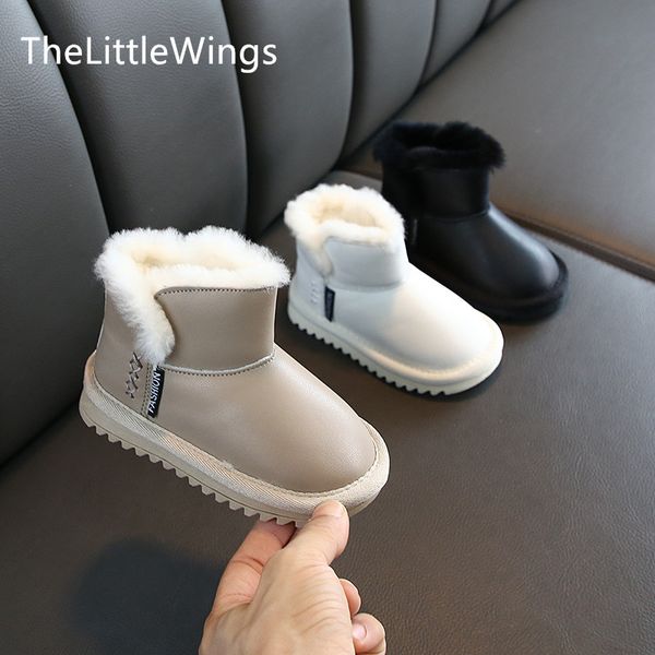 

новые детская обувь, girls'skid-стойкая и теплые сапоги снег покрытия, 1-3 года зима 2019 мальчиков мартин сапоги, Black;grey