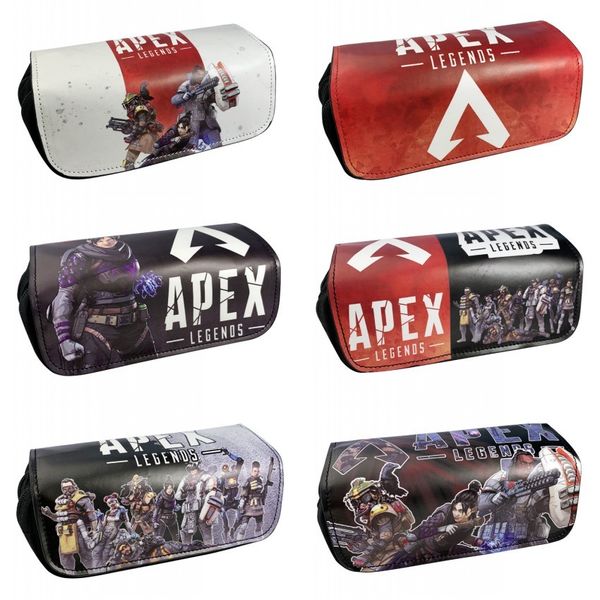 

game apex legends pencil case student stationery bags zipper boy girl penbag cosmetic makeup case cartoon multifunction handbags