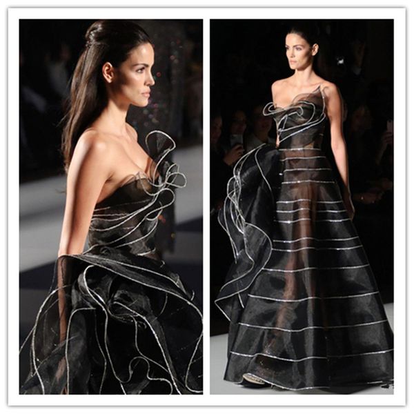 

2020 arabic black sparkly evening dresses beaded stylish prom dresses luxurious formal party second reception gowns robes de soiree, Black;red