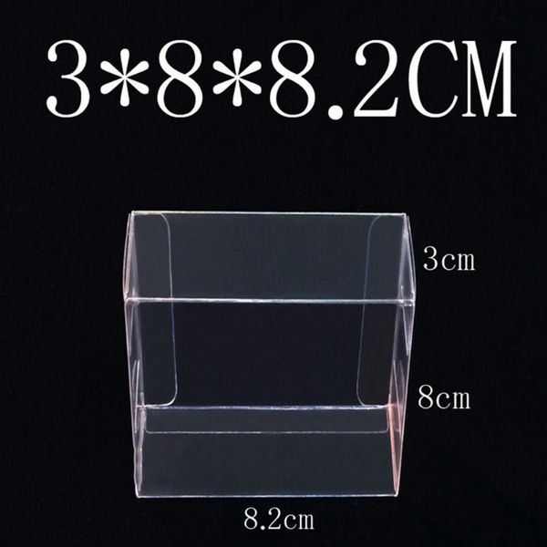 

25 шт 30x80x82mm пвх clear игрушка модель автомобиля 1:64 dust proof display protection box