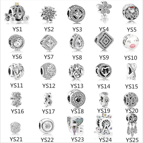 

925 sterling silver charms for pandora bracelet mix love letter pumpkin car dreamcatcher diy beads jewelry wholesale, Bronze;silver
