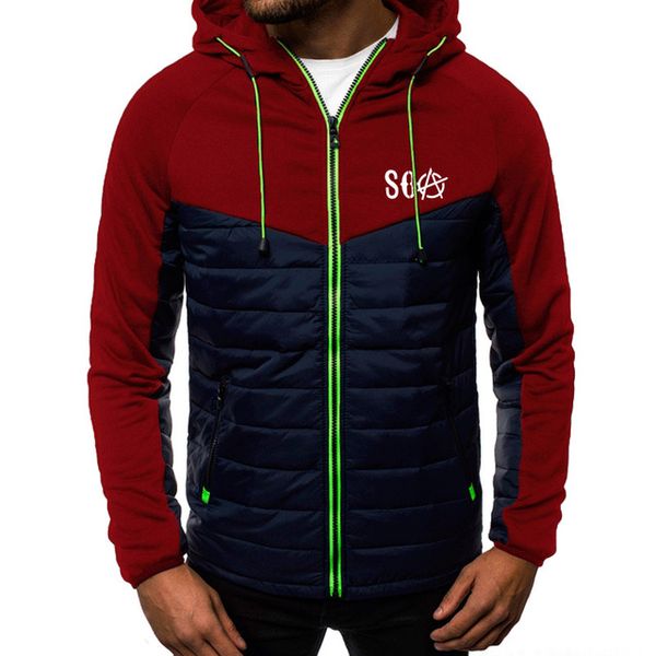 

men hoodies soa sons of anarchy the child fashion samcro mens jacket zipper hoodies male casual fleece warm hoody cg