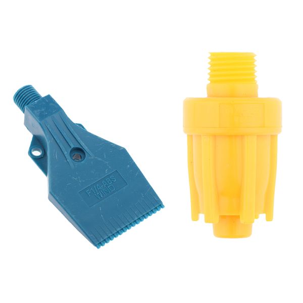 

2pcs plastic blow nozzle blower jet nozzle wind jet air nozzle 50mm & 46mm
