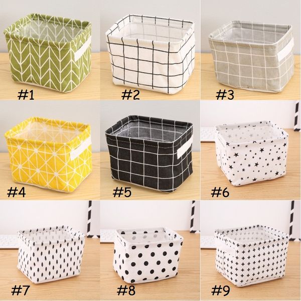 

настольная корзина для хранения складная всякая всячина организатор контейнера для хранения тканевая корзина для дома настольная сумка для х