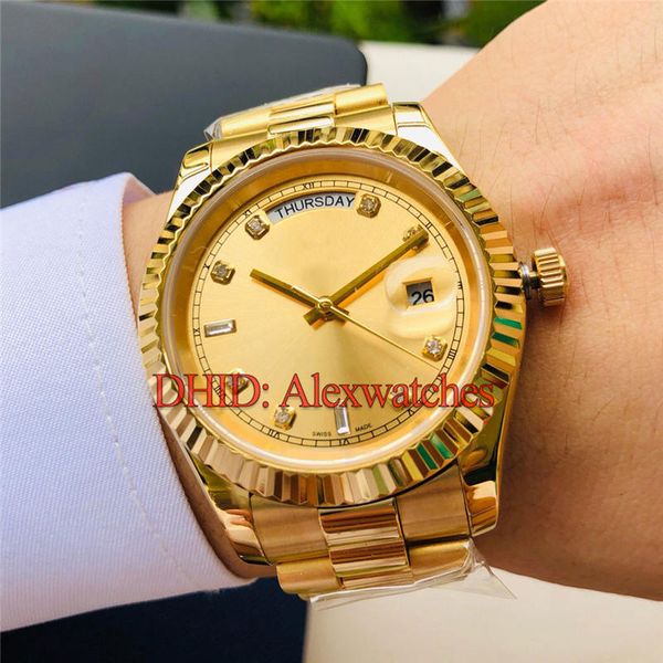 

118238a швейцарские часы конструктор мужские часы day-date золото 316l браслет из нержавеющей стали автоматическая наручные часы day date ме, Slivery;brown