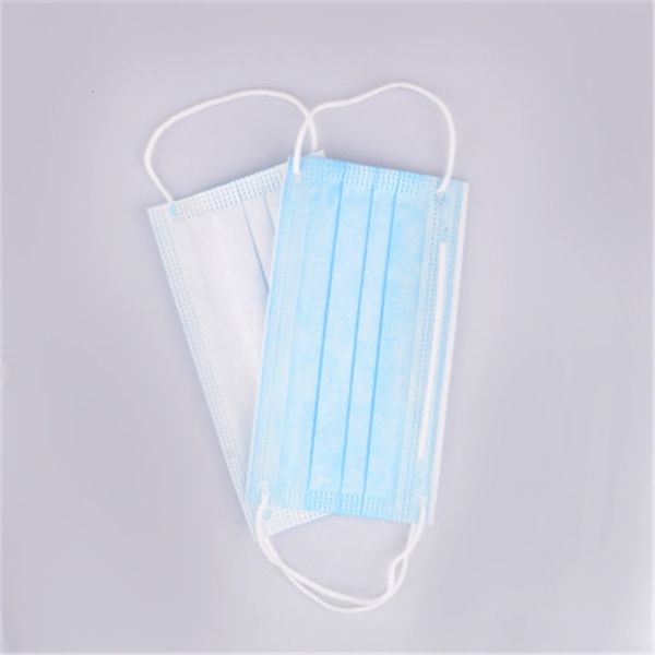 

dhl ship face3 layers dust mouth mask masks dustsoft breathable er 3 ply non woven n54 n7um