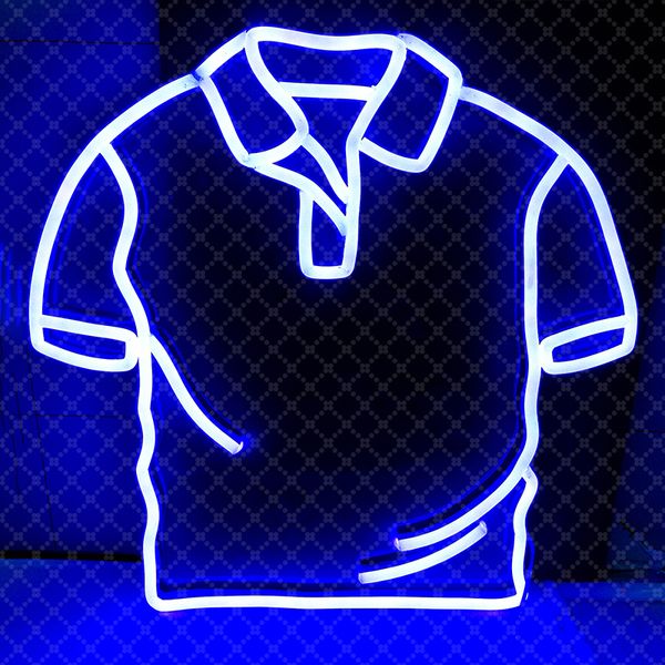 2019 Polo T Shirt Sign Blue Neon Light Bar Shop Home Boy S Bedroom Wall Decoration 12 V Super Bright From Buyuexinxi 91 86 Dhgate Com