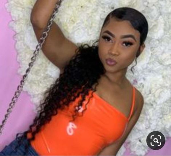 

low ponytail deep kinky curly human hair beautiful wraps drawstring long curly pony tail hairpiece black women indian ponytail extension