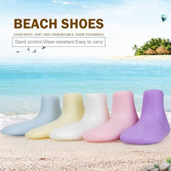

non-slip comfortable beach shoes silicone short beach socks swimming flippers non-slip wetsuit shoes water sport, Black