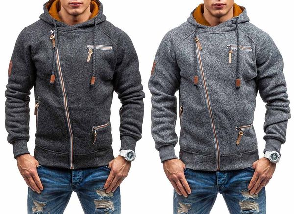 

mens fashion brand zipper pullovers luxury natural color hoodies long sleeve printing 2020 designer new style sweatershirt, Black
