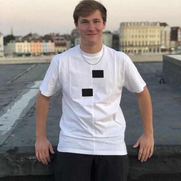 

wholesale - 18fw box logo x of tee street skateboard men tee fashion short sleeved casual outdoor printed t-shirts hflstx315 hflstx315, White;black