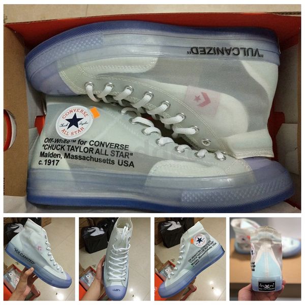 

1970s chucks off conver all star skate shoes mens white blue chaussures zapatos women designer one star sneakers, White;red