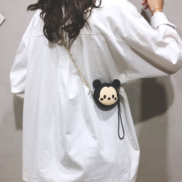 

2020 new summer mini women's bag chain shoulder bag messenger girl cute cartoon small round
