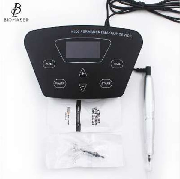 

biomaser professional eyebrow tattoo machine pen for permanent make up eyebrows microblading makeup diy kit with tattoo needle
