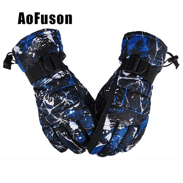 

snowboard ski gloves windproof waterproof teens breathable winter warm skiing cycling snow women men glove 2019 new gant