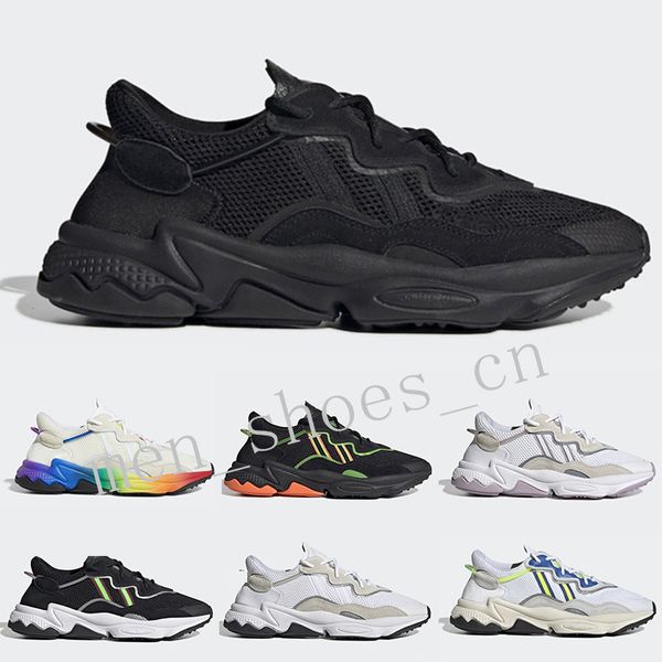 

2020 Reflective Xeno Ozweego For Men Women Casual Shoes Neon Green Solar Yellow Halloween Tones Core Black Trainer 3M Sports Sneakers twofou