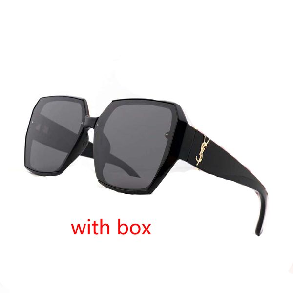 

2019 new fashion designer sunglasses luxury sunglasses brand sunglasses fashion for mens womens oversized glass uv400 5 styles with box, White;black