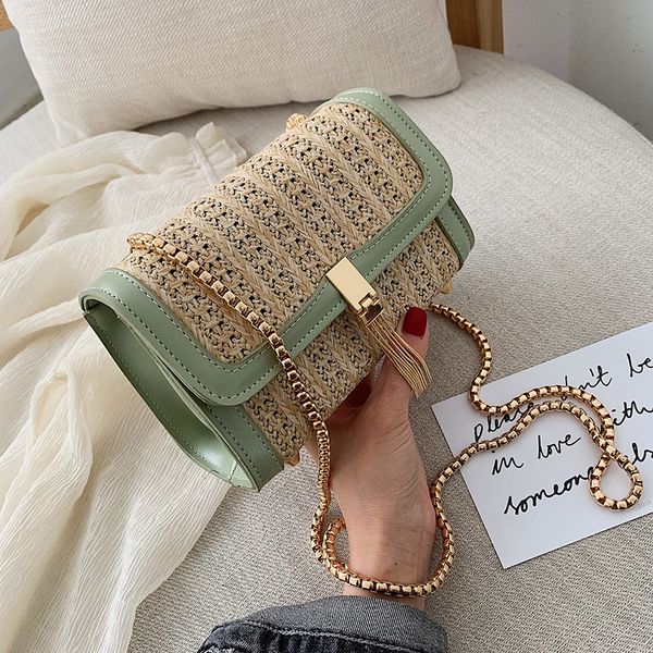 

дизайнер-2019 соломы новые дамы прочистки сумка мода сумки моды новая сумка леди мешки посыльного широкие мешки плеча runchu / 4