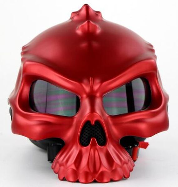 

new open face helmet skull motorcycle helmet retro motorbike half face racing moto helmets